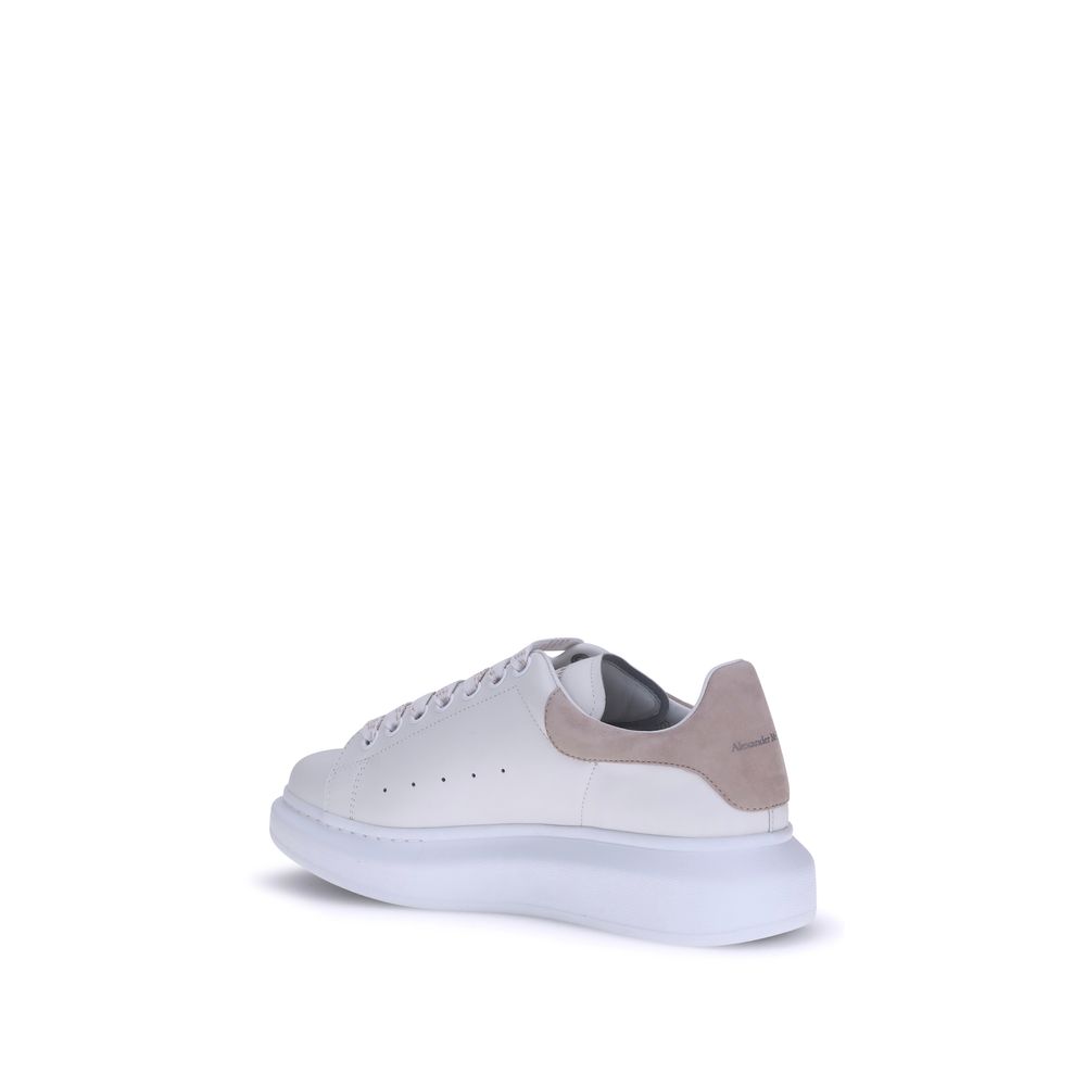 Zapatillas de plataforma de piel de becerro blanca Bos Taurus de Alexander McQueen