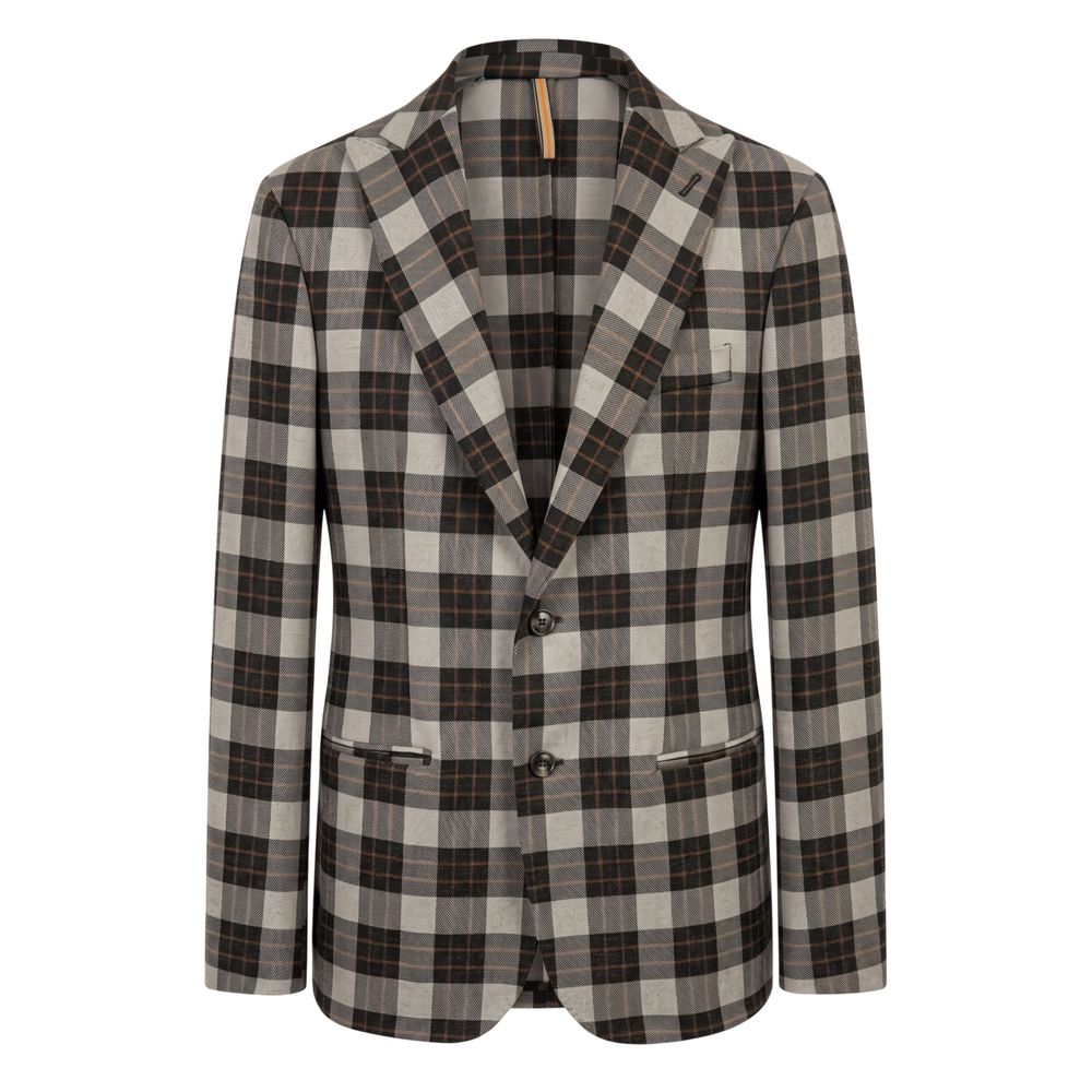 Chaqueta de lujo para hombre Roberto Pepe de viscosa verde