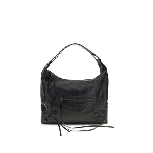 Sac à épaule Le City noir en cuir de Balenciaga