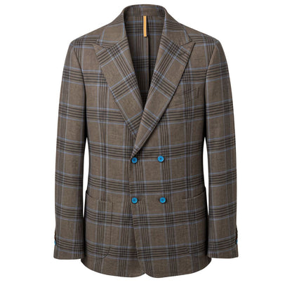 Roberto Pepe Luxury Brown Cotton Men Jacket