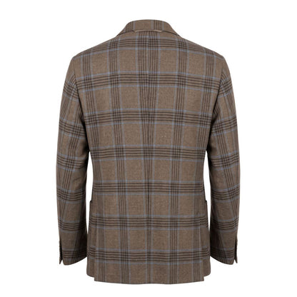 Roberto Pepe Luxury Brown Cotton Men Jacket