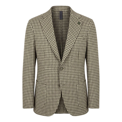 Roberto Pepe Luxury Green Viscose Men's Jacket