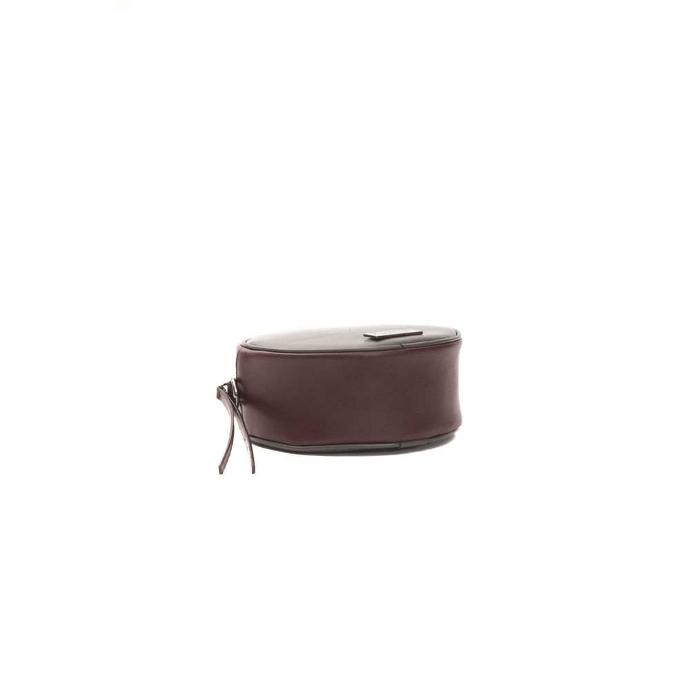 Bolso bandolera para mujer Pompei Donatella en piel color burdeos