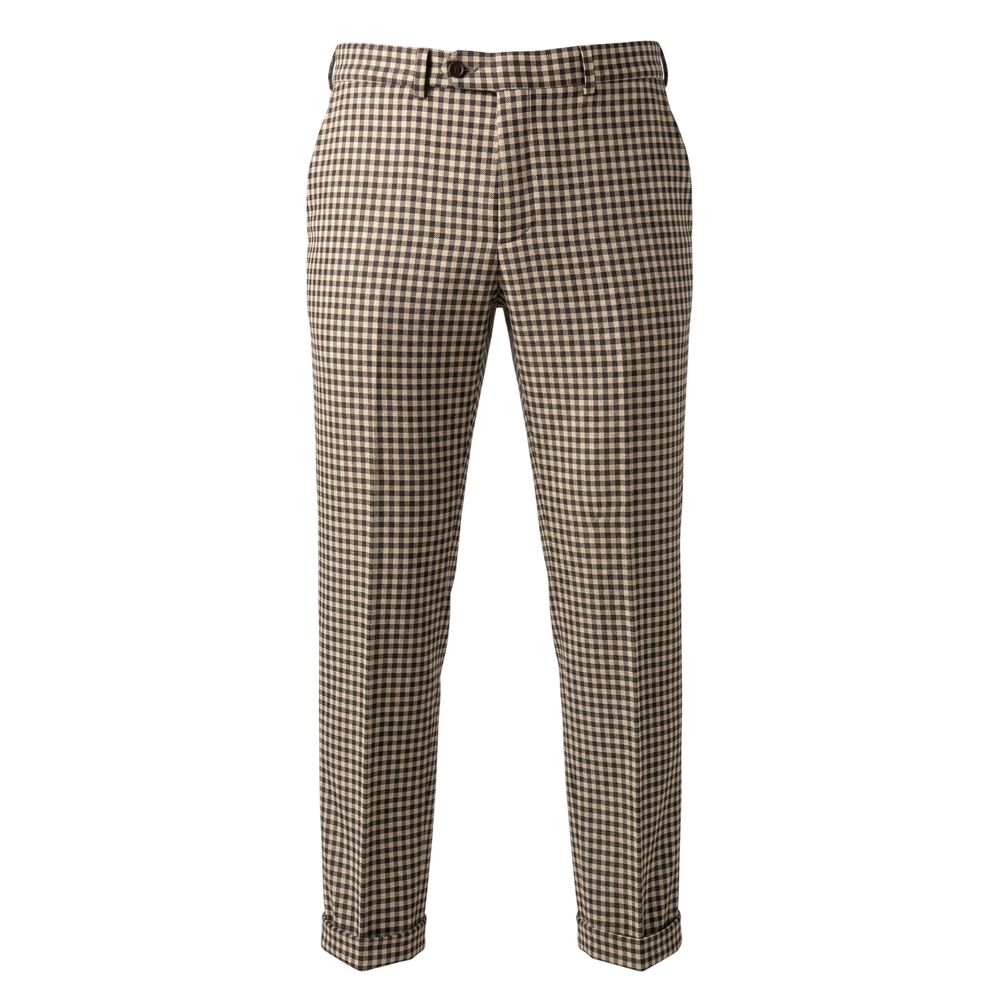 Roberto Pepe lyxiga beige herrbyxor VI