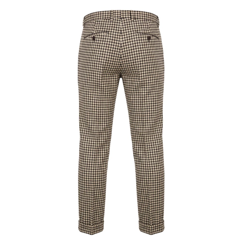 Roberto Pepe lyxiga beige herrbyxor VI