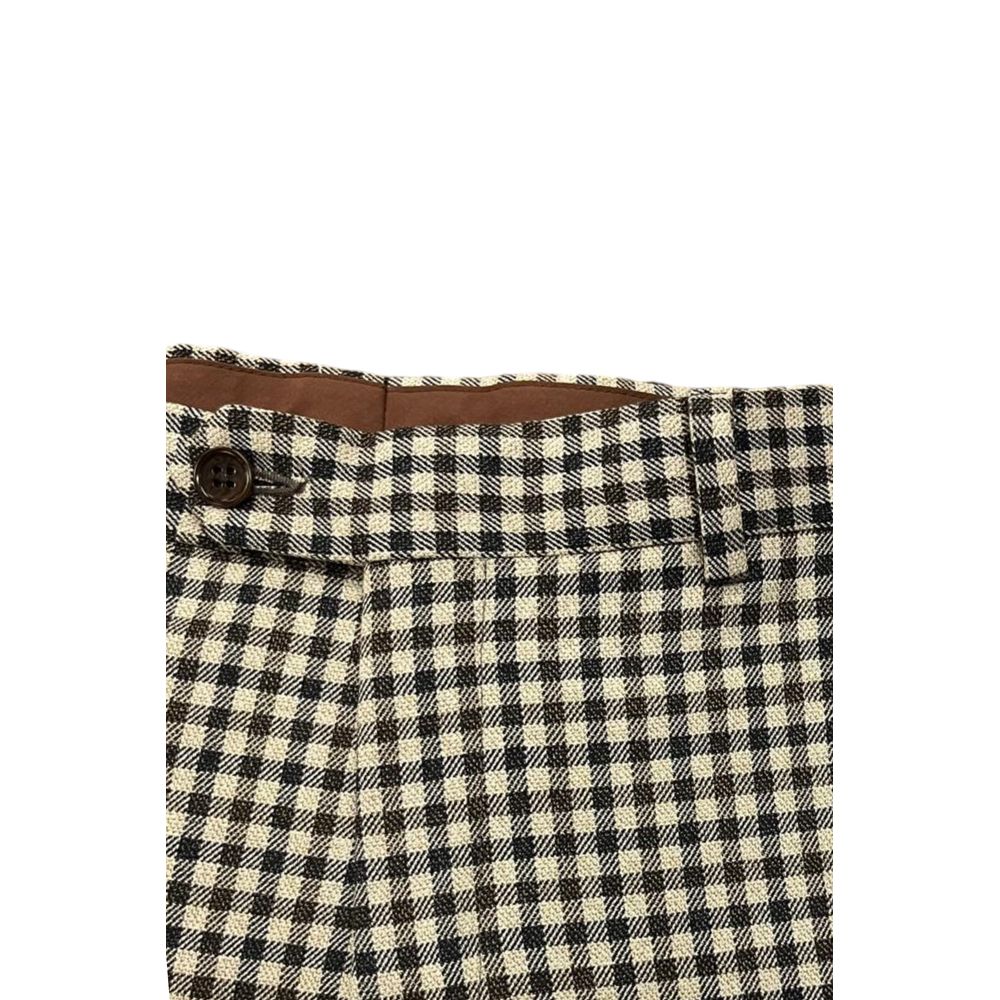 Roberto Pepe lyxiga beige herrbyxor VI