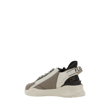 Sneakers sportive Fendi in pelle di vitello marrone Bos Taurus