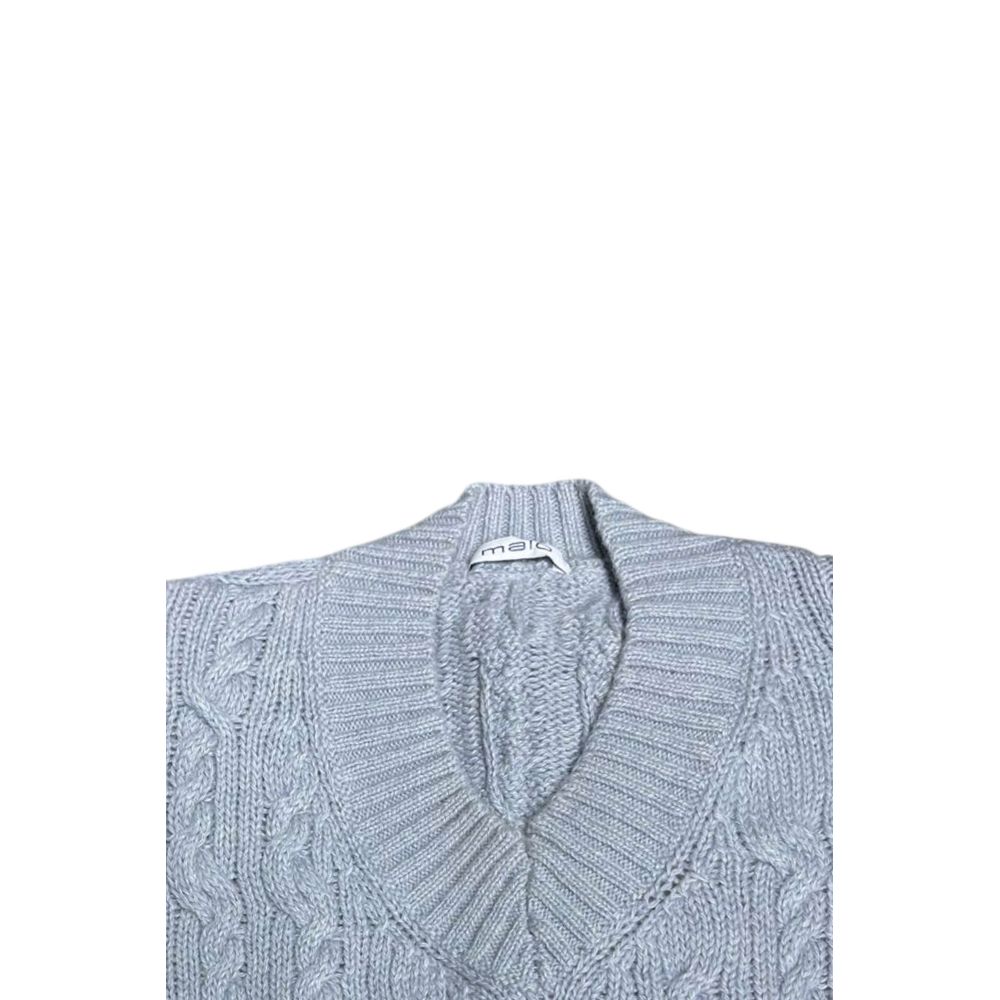 Malo Herrenpullover aus hellblauer Wolle