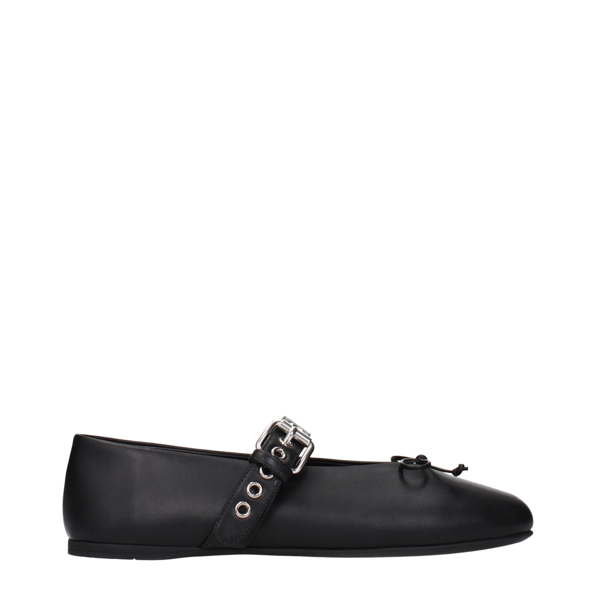 Ballerine Miu Miu in pelle nera