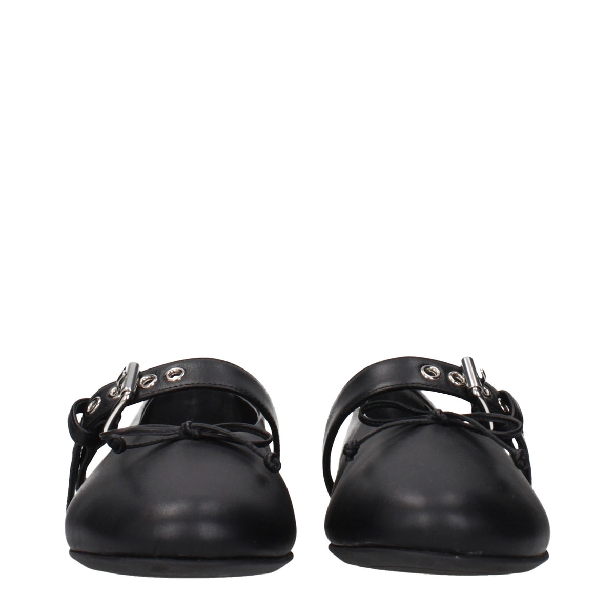 Ballerine Miu Miu in pelle nera