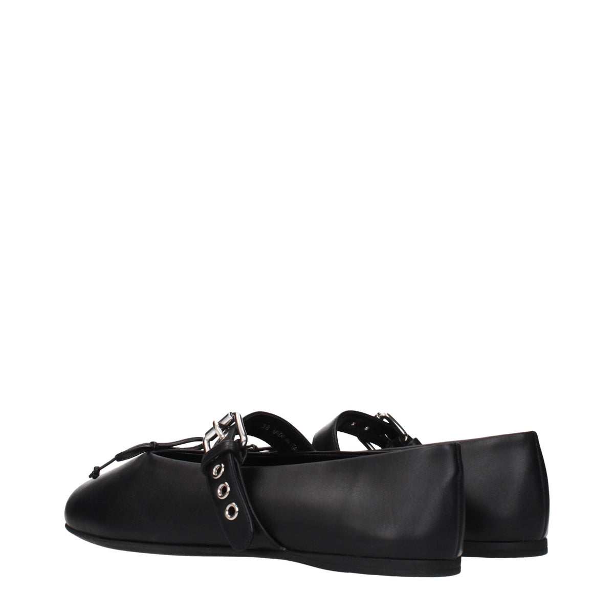 Ballerine Miu Miu in pelle nera