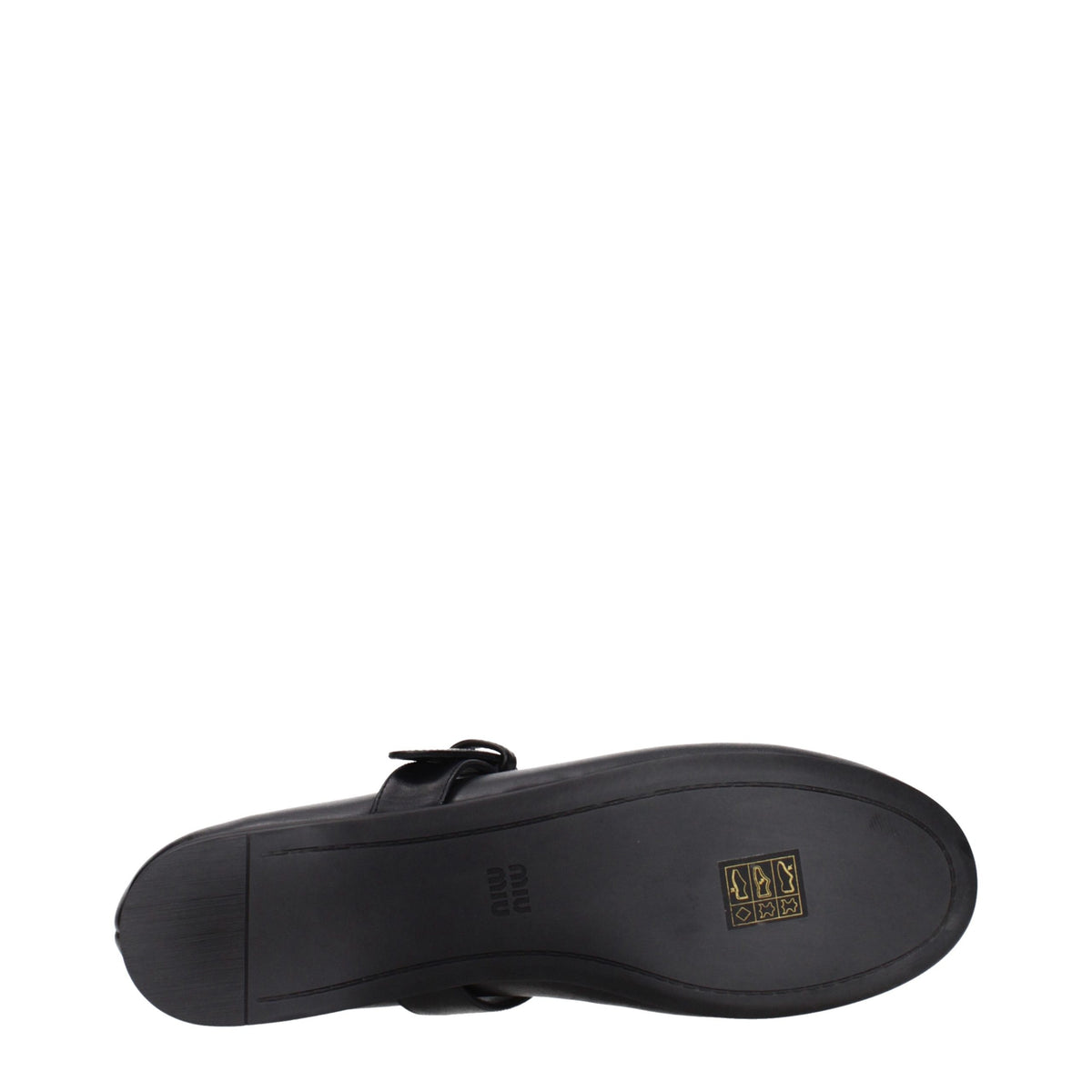 Ballerine Miu Miu in pelle nera