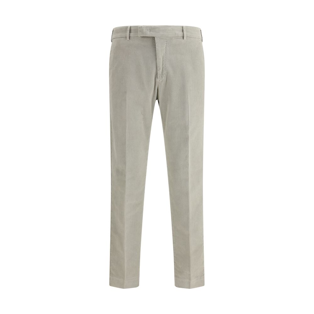 Pantaloni casual PT Torino in cotone grigio