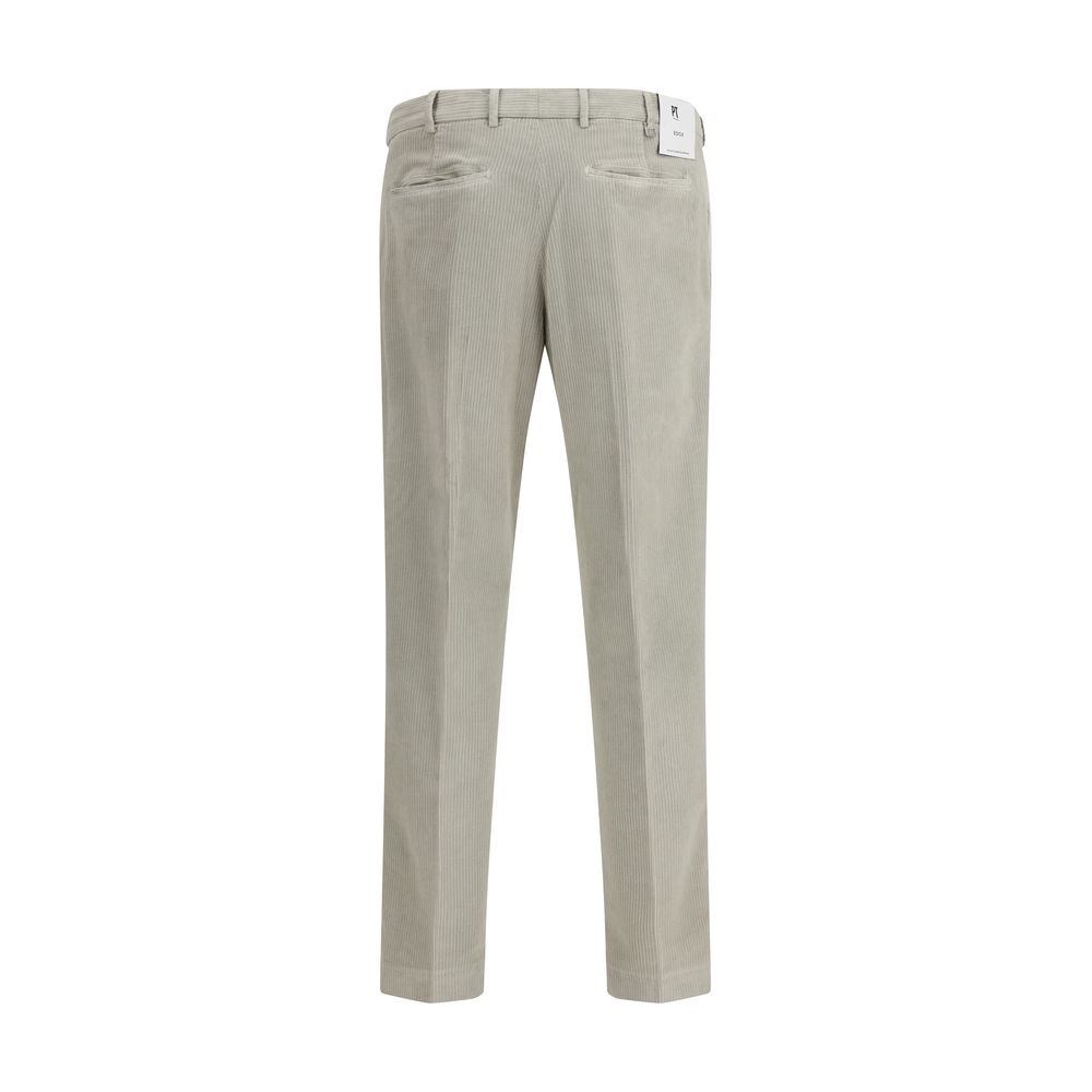 Pantaloni casual PT Torino in cotone grigio