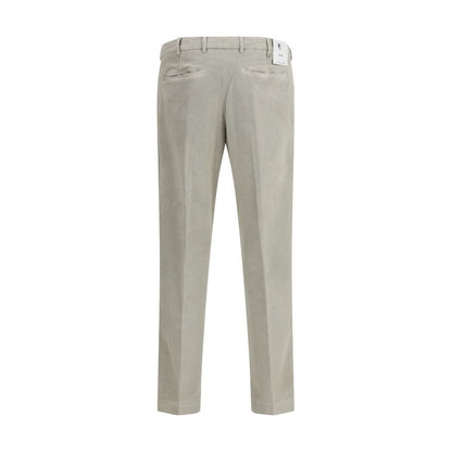 Pantaloni casual PT Torino in cotone grigio