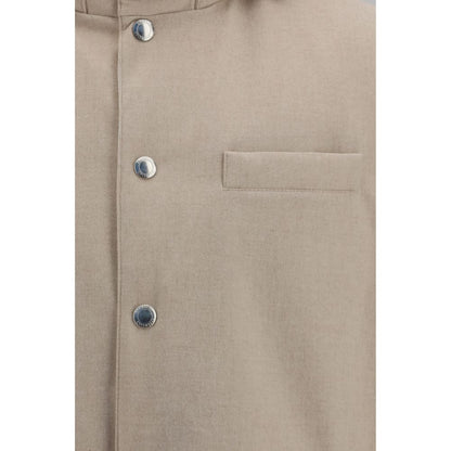 Brunello Cucinelli Gilet Beige in Lana