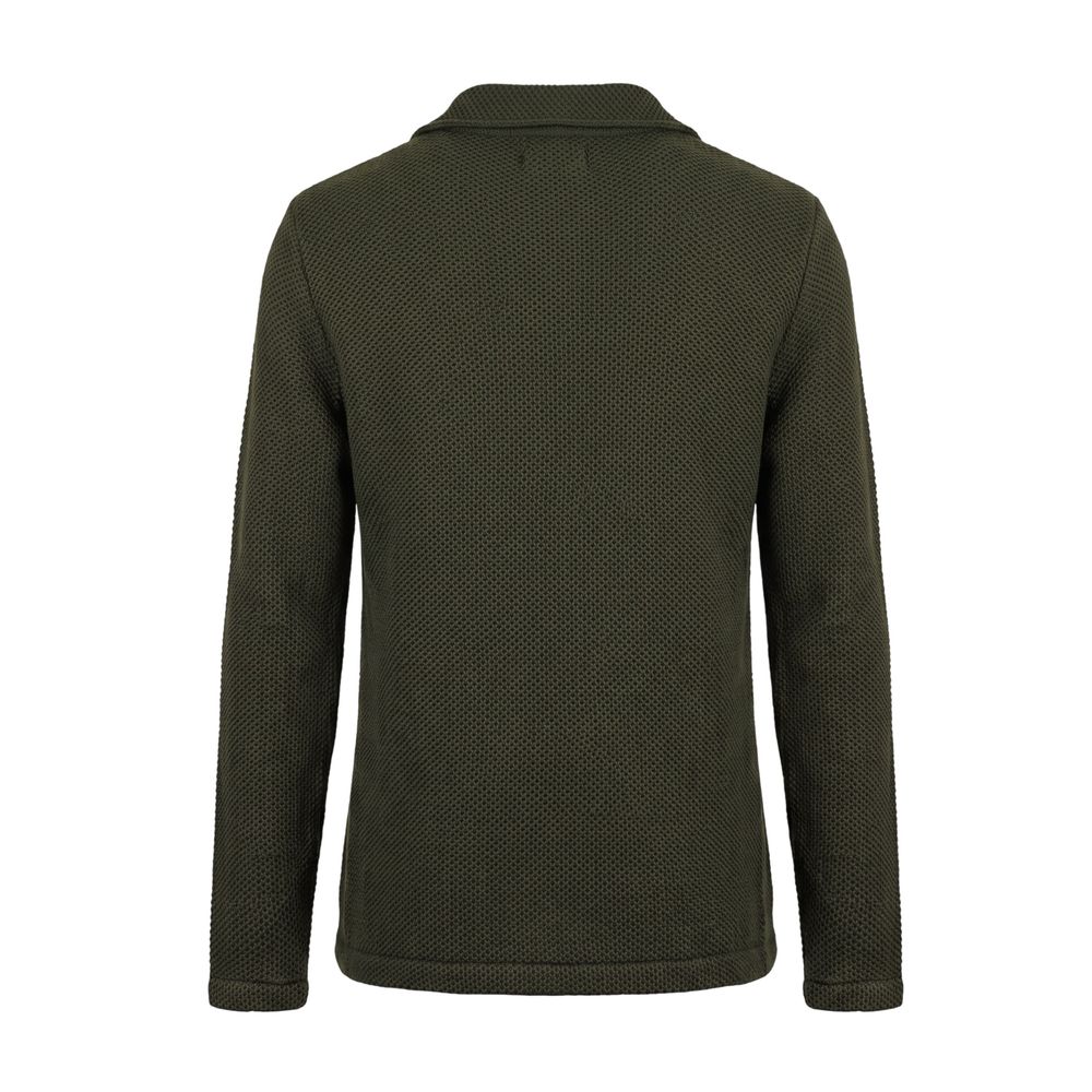 Maglione da uomo in lana verde Roberto Pepe Luxury