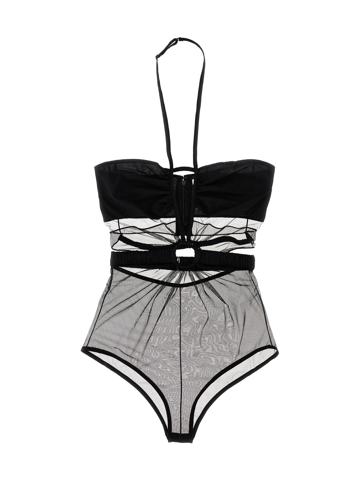 Body Nensi Dojaka nero in mesh