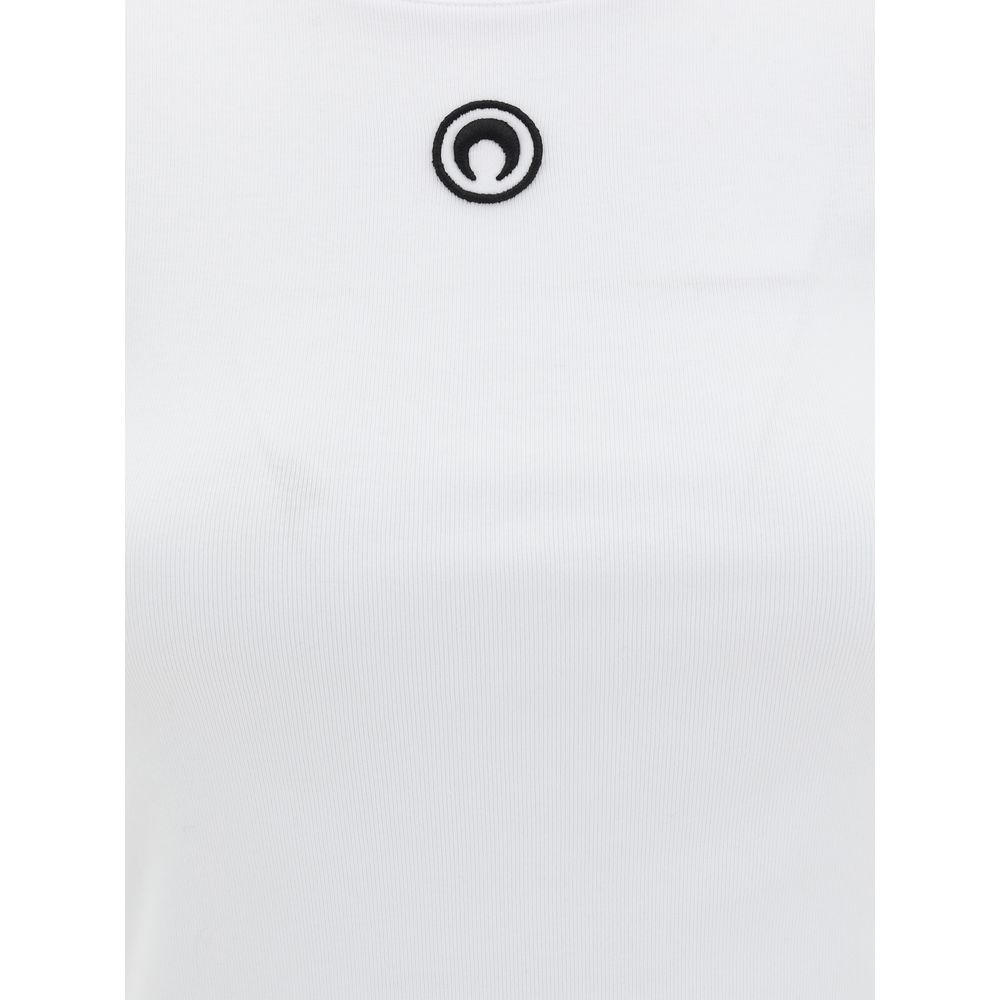 T-shirt Marine Serre in cotone bianco