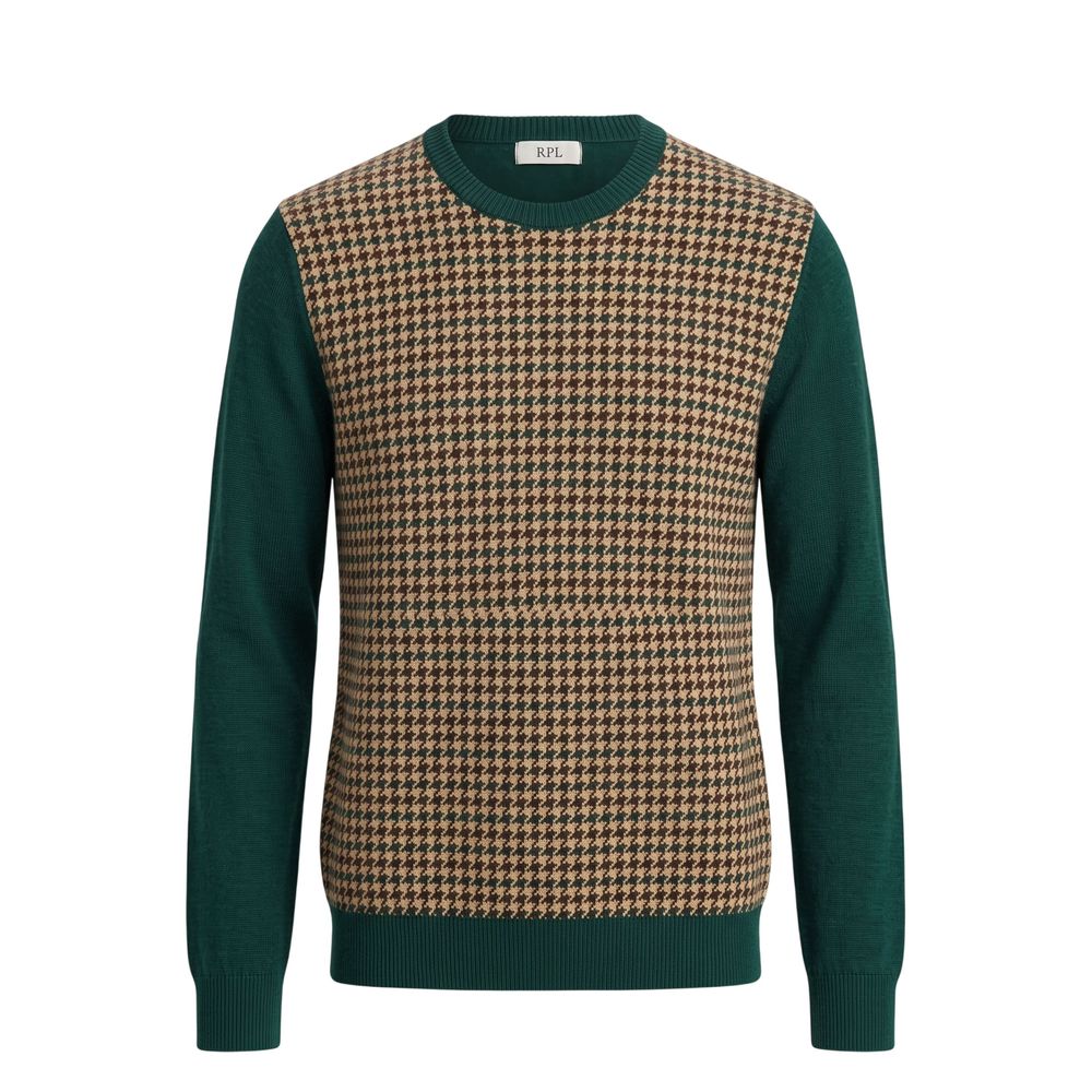 Maglione da uomo in lana verde Roberto Pepe Luxury