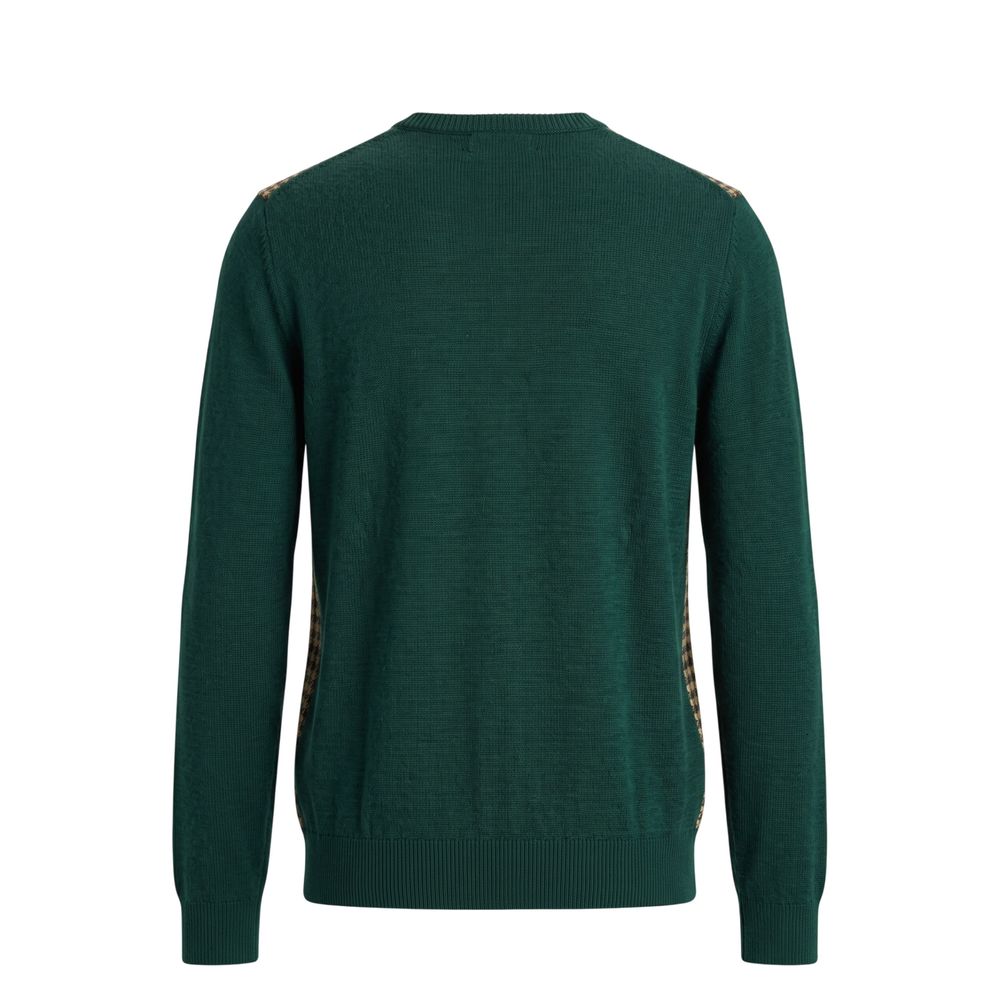 Maglione da uomo in lana verde Roberto Pepe Luxury