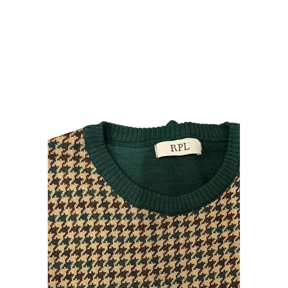 Maglione da uomo in lana verde Roberto Pepe Luxury