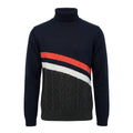Pull pour homme en laine verte de luxe Roberto Pepe