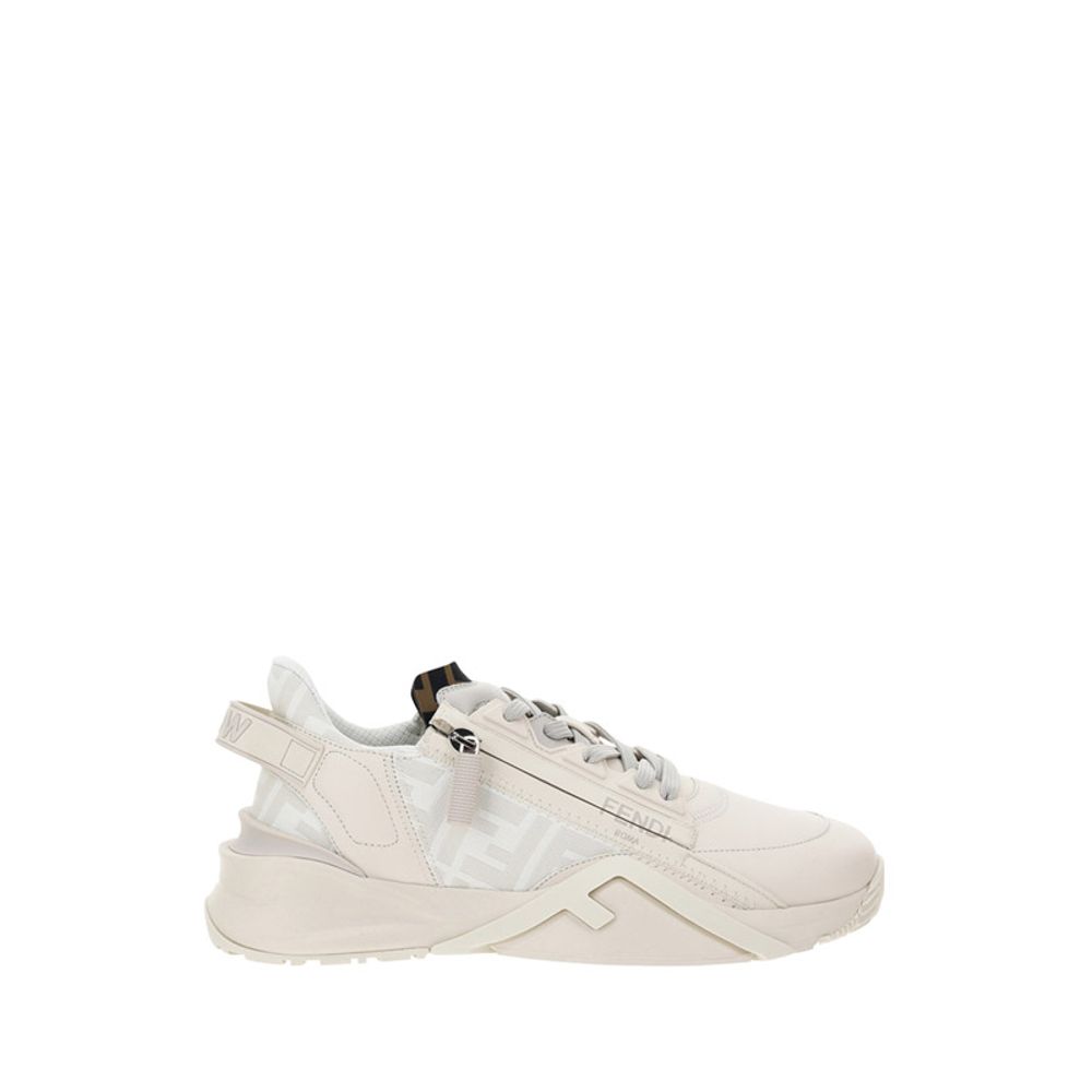 Sneakers sportive Fendi in pelle di vitello beige Bos Taurus