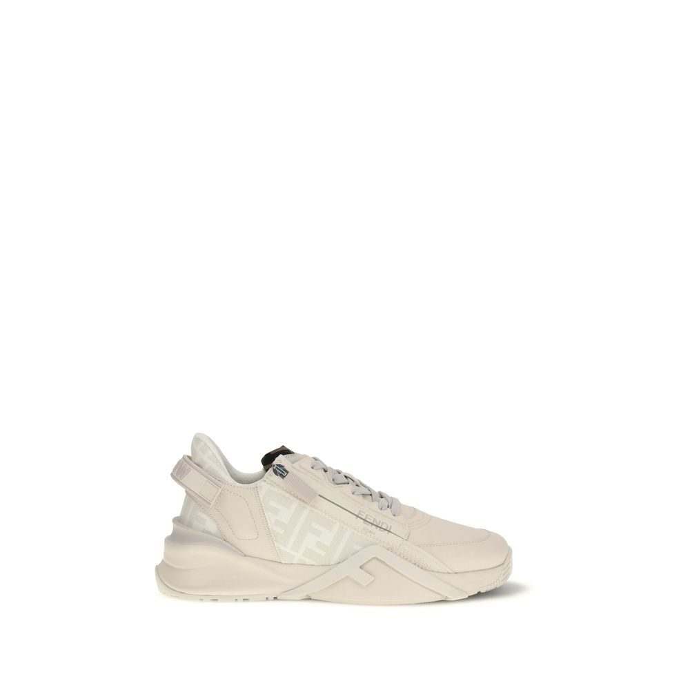 Sneakers sportive Fendi in pelle di vitello beige Bos Taurus