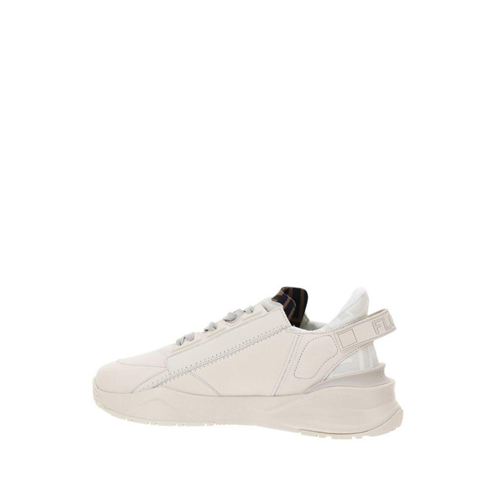 Sneakers sportive Fendi in pelle di vitello beige Bos Taurus