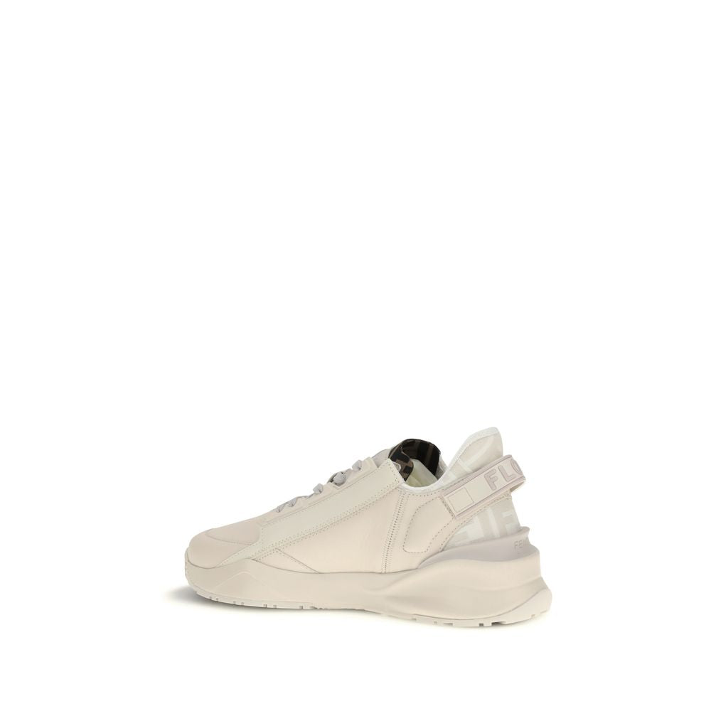 Sneakers sportive Fendi in pelle di vitello beige Bos Taurus