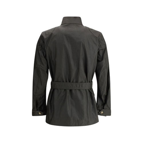 Chaqueta larga bicolor de algodón Belstaff