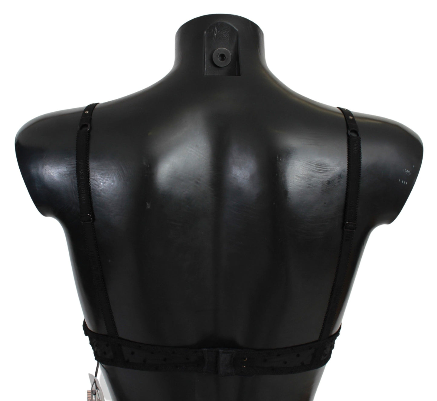 Roberto Cavalli Reggiseno push-up in pizzo nero e rosa intimo