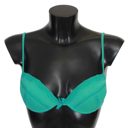 Ermanno Scervino Reggiseno Push Up Verde Intimo 100% Cotone
