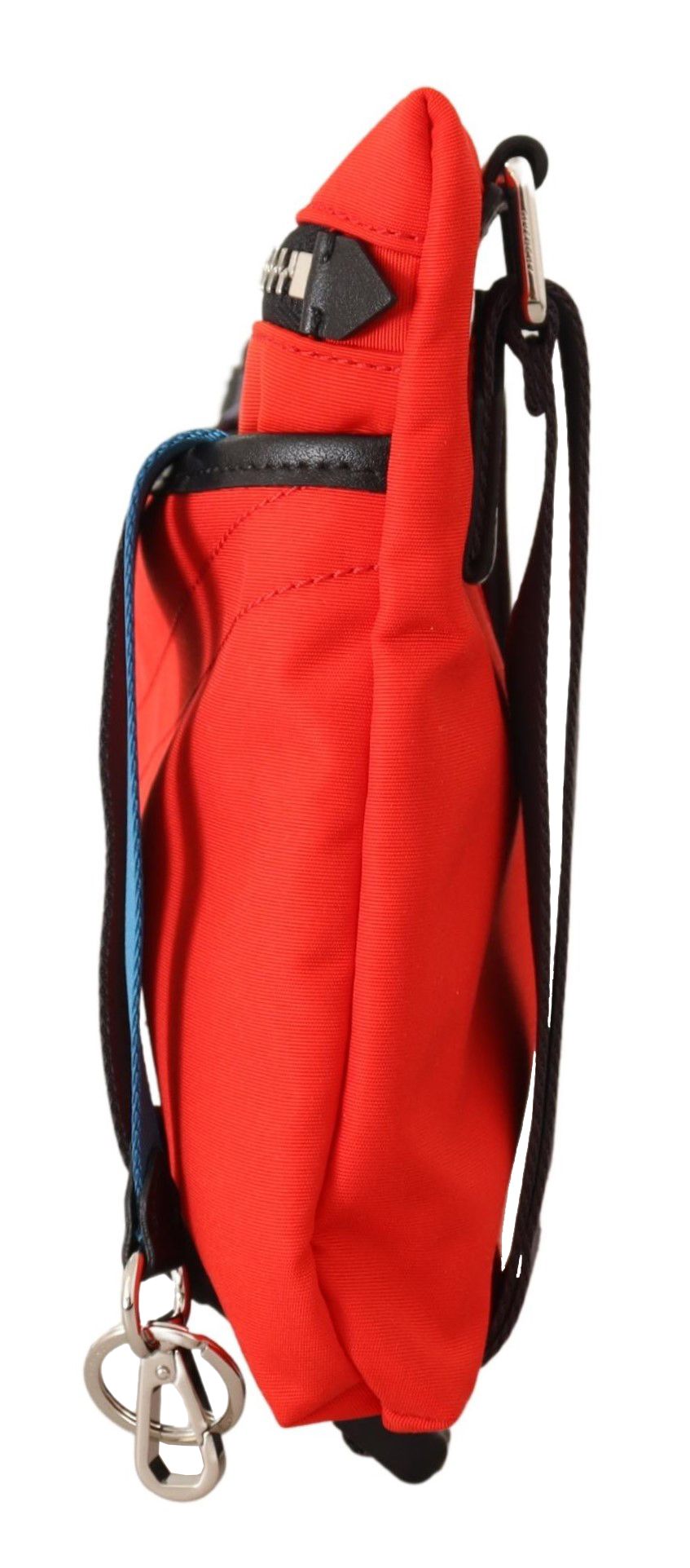 Sac bandoulière plat Givenchy Downtown en polyamide rouge