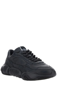 Valentino Black Calf Leather Garavani Sneakers - Axxen 