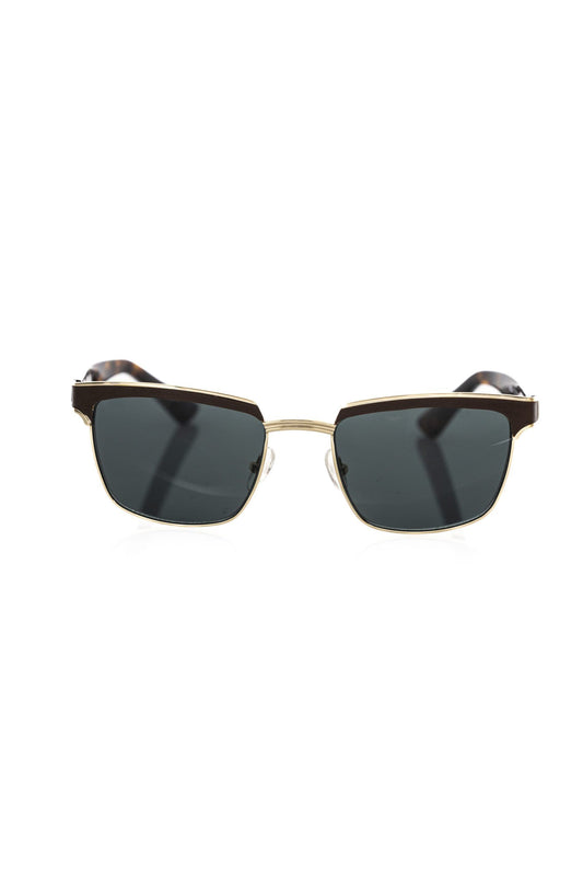 Occhiali da sole da uomo Frankie Morello marroni metallizzati