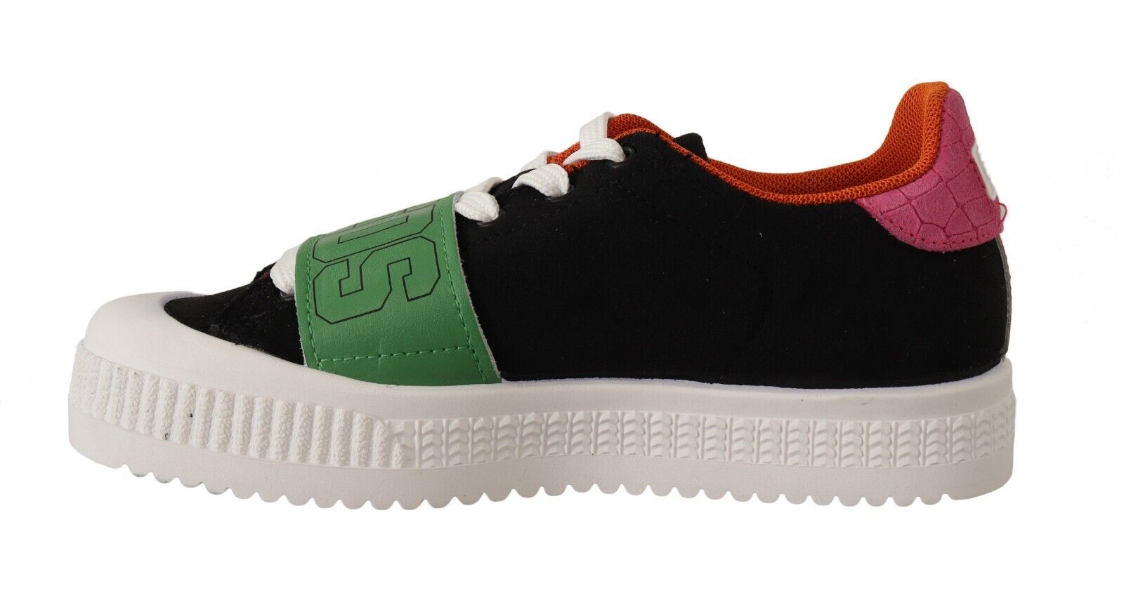 GCDS Sneakers Basse Allacciate da Donna in Camoscio