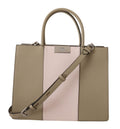 Borsa a tracolla in poliuretano verde salvia Karl Lagerfeld