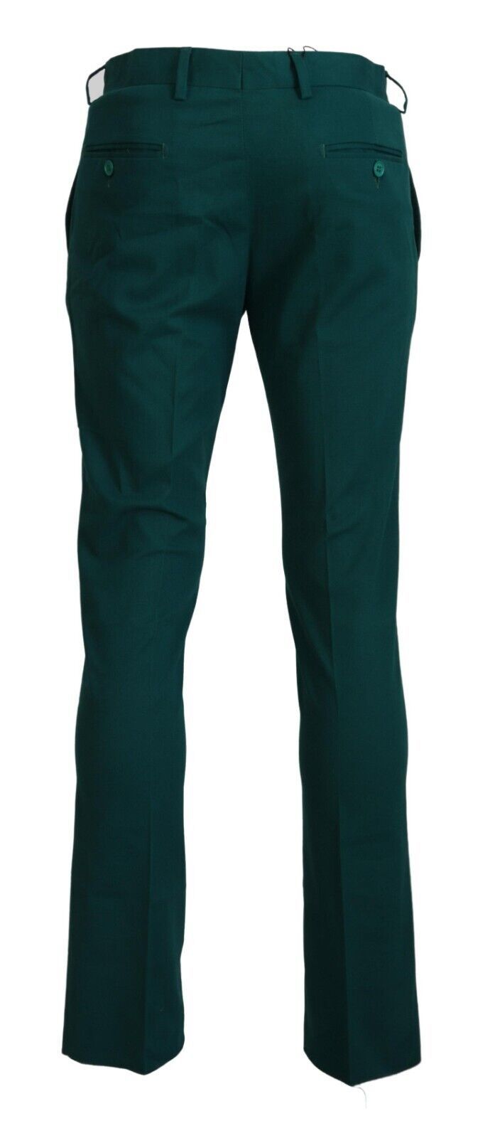 Pantalon de costume BENCIVENGA vert coupe droite pour homme