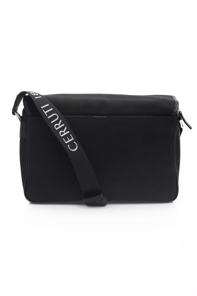 Sac bandoulière femme Cerruti 1881 en nylon noir
