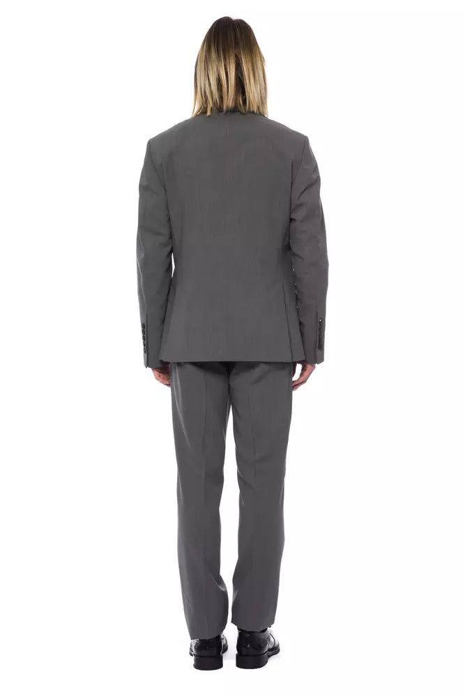 Blazer homme en laine grise de la haute couture italienne Billionaire