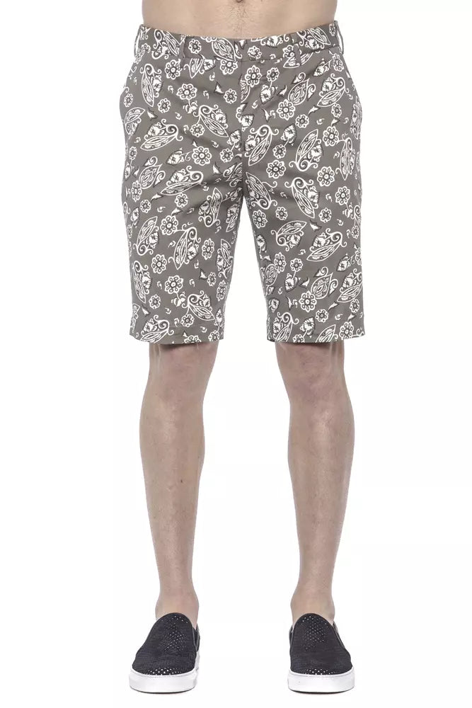 Short Bermuda Homme PT Torino Coton Vert