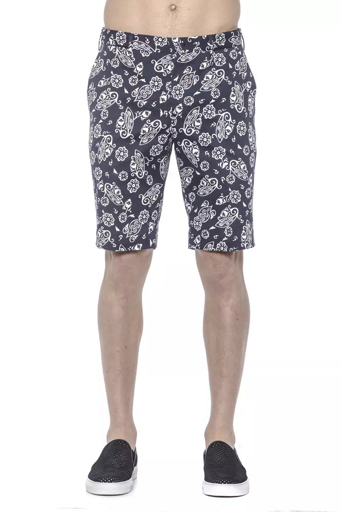 Shorts Bermudas PT Torino en Coton Bleu pour Homme
