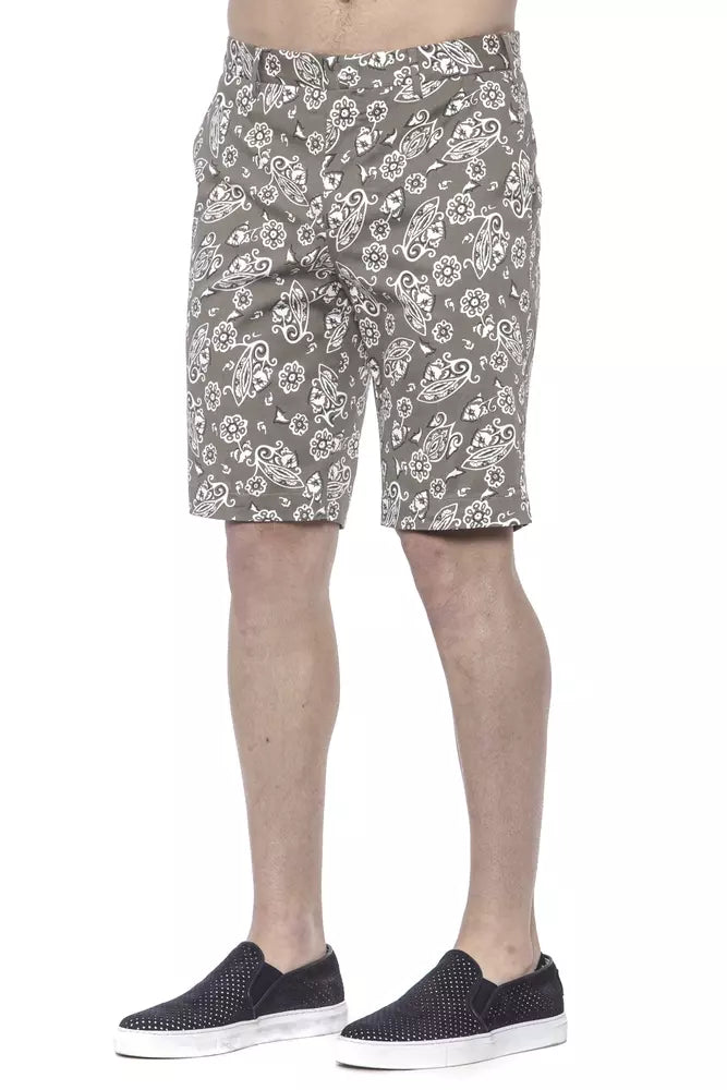 Short Bermuda Homme PT Torino Coton Vert