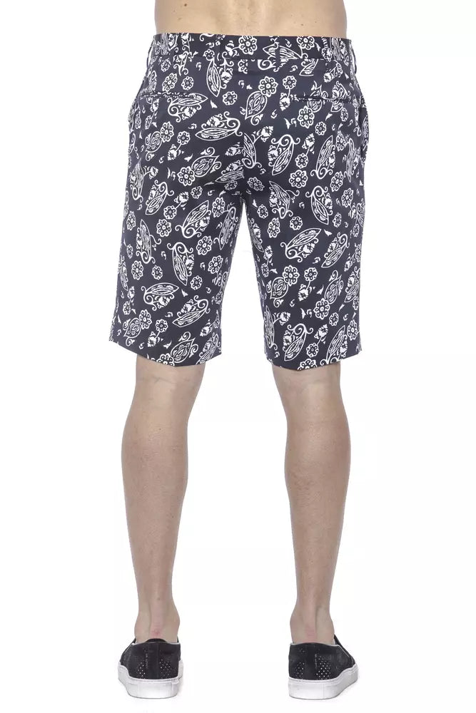 Shorts Bermudas PT Torino en Coton Bleu pour Homme