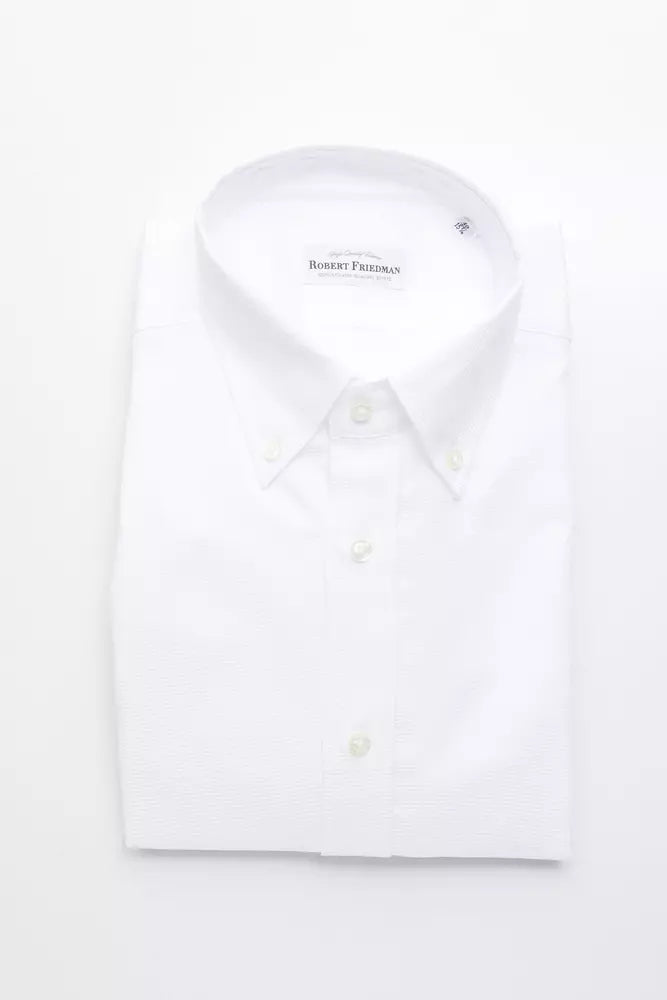 Chemise homme Robert Friedman en coton blanc