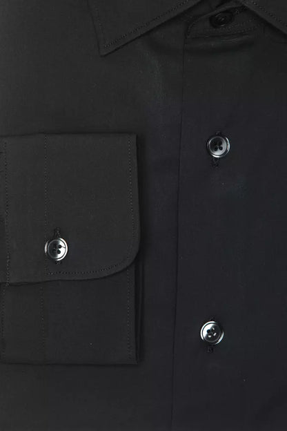 Robert Friedman Grey Cotton Men Shirt