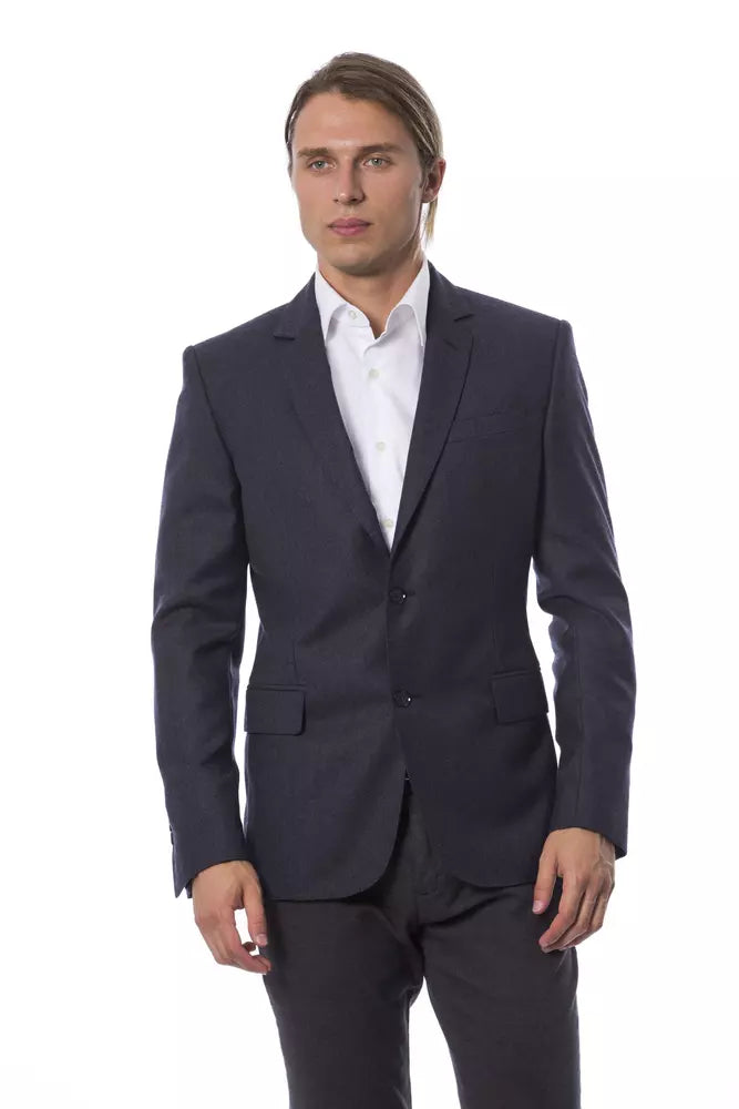 Blazer homme en laine bleu Verri