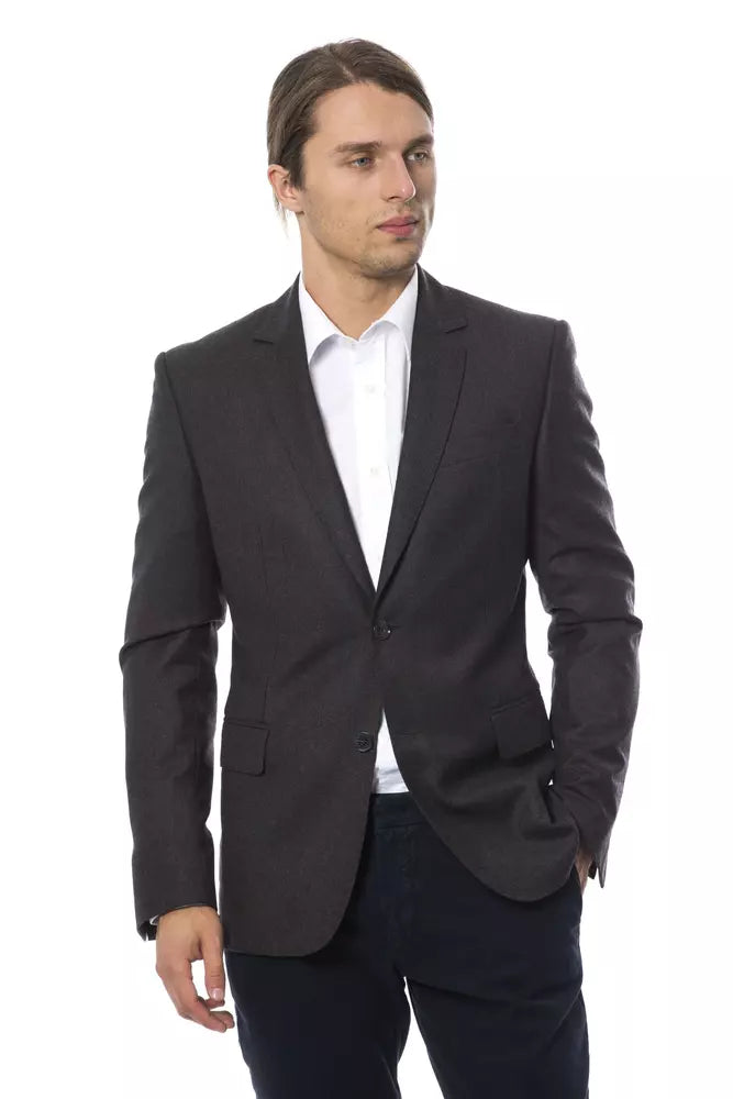 Blazer homme en laine grise Verri